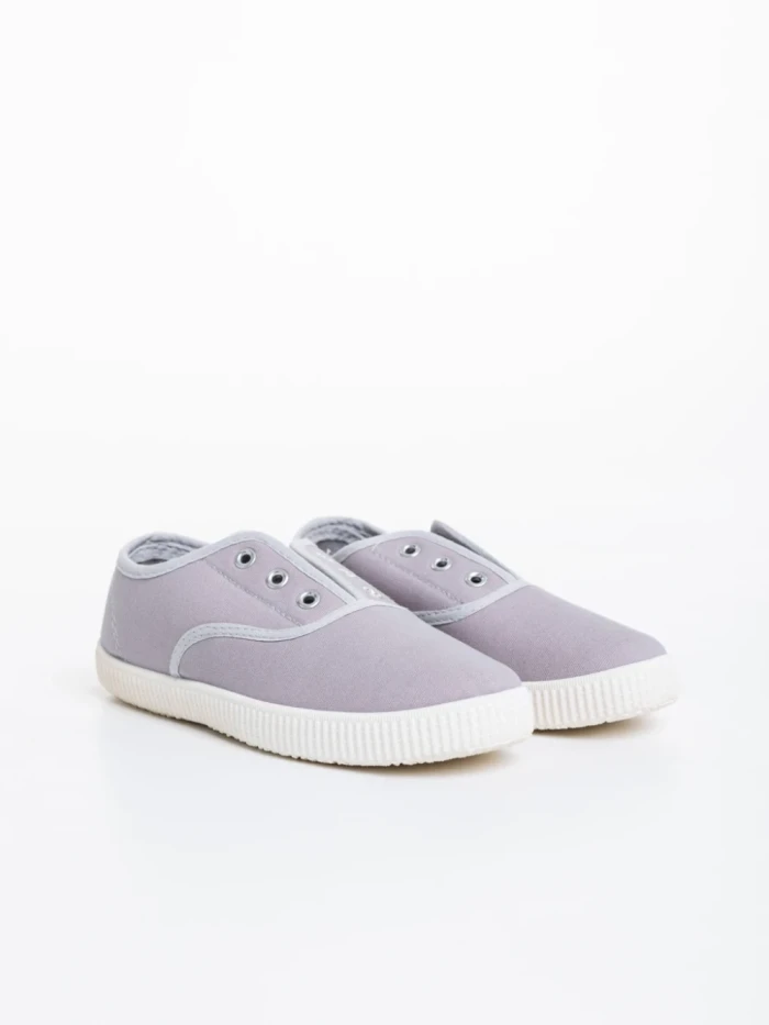 Детски тенис обувки сиви от текстилен материал Jadon