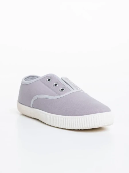 Детски тенис обувки сиви от текстилен материал Jadon