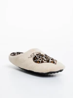 Детски пантофи бежови от синтетичен косъм Alegra