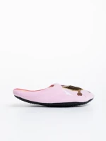 Детски пантофи розови от синтетичен косъм Agape