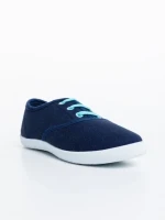 Детски тенис обувки сини от текстилен материал Milis
