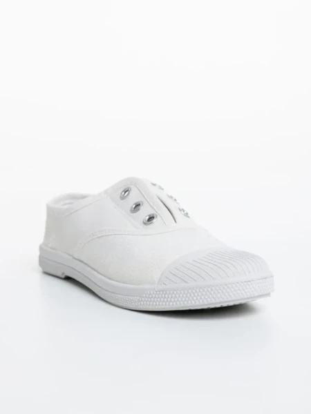 Детски тенис маратонки бежови от текстилен материал Clayton