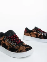 Детски спортни обувки бронзови от екологична кожа Lucas