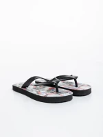 Детски пантофи черни със червено от синтетичен материал Star Wars