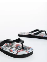 Детски пантофи черни със червено от синтетичен материал Star Wars