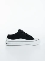 Дамски кецове  черни  от текстилен материал  Eleanor