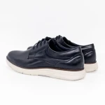 Мъжки обувки сини от екологична кожа Aydan