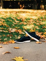 Мъжки обувки черни от екологична кожа Aydan