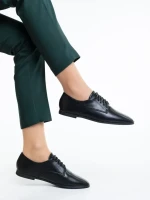 Ежедневни дамски обувки черни от екологична кожа Lailah