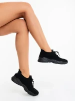 Дамски спортни обувки черни от текстилен материал Jaylah