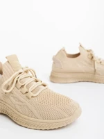 Дамски спортни обувки бежови от текстилен материал Lizbeth