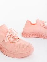 Дамски спортни обувки розови от текстилен материал Nathaly