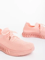 Дамски спортни обувки розови от текстилен материал Kaylie