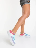 Дамски спортни обувки лилави от екологична кожа Ottilie