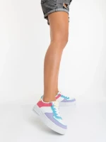 Дамски спортни обувки лилави от екологична кожа Ottilie