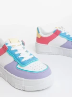 Дамски спортни обувки лилави от екологична кожа Ottilie