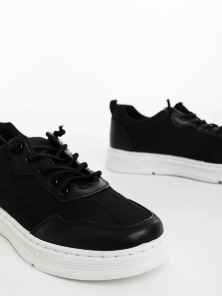 Мъжки спортни обувки черни от текстилен материал Benicio