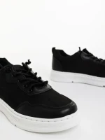 Мъжки спортни обувки черни от текстилен материал Benicio