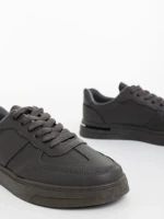 Мъжки спортни обувки сиви от екологична кожа Genesio