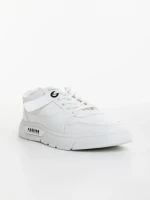 Мъжки спортни обувки бели от екологична кожа  Ermanno