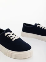 Мъжки спортни обувки тъмно сини от текстилен материал Macario