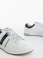 Мъжки спортни обувки бели от екологична кожа Gared