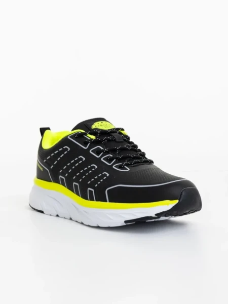 Мъжки спортни обувки черни от екологична кожа Rafferty