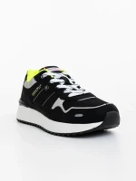 Мъжки спортни обувки черни от текстилен материал Ossie