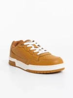 Мъжки спортни обувки кафяви от екологична кожа Rogelio