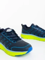 Мъжки спортни обувки сини от екологична кожа Rafferty