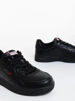 Дамски спортни обувки черни от екологична кожа  Delaney