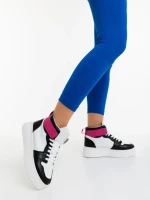 Дамски спортни обувки черни от екологична кожа Acilia