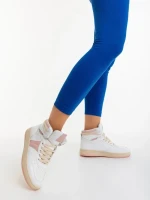 Дамски спортни обувки розови от екологична кожа Jocelin