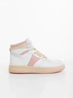 Дамски спортни обувки розови от екологична кожа Jocelin