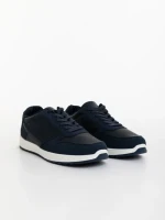 Мъжки спортни обувки сини от екологична кожа  Eraldo