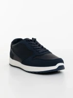 Мъжки спортни обувки сини от екологична кожа  Eraldo