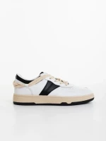 Дамски спортни обувки бели от екологична кожа Petty