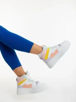 Дамски спортни обувки розови от екологична кожа  Estella