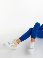 Дамски спортни обувки розови от екологична кожа  Estella