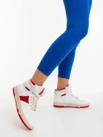 Дамски спортни обувки червени от екологична кожа Jocelin