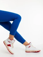 Дамски спортни обувки червени от екологична кожа Jocelin