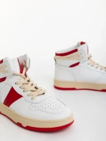 Дамски спортни обувки червени от екологична кожа Jocelin