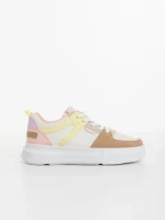 Дамски спортни обувки кафяви от екологична кожа  Sabetta