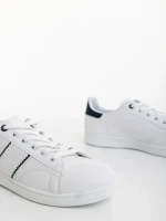 Мъжки спортни обувки бели от екологична кожа Jelka