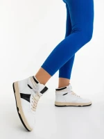 Дамски спортни обувки черни от екологична кожа Jocelin