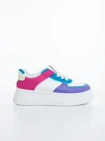 Дамски спортни обувки лилави от екологична кожа Kosara