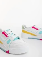 Дамски спортни обувки зелени от екологична кожа Lowery