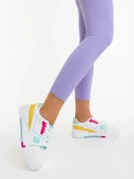 Дамски спортни обувки зелени от екологична кожа Lowery