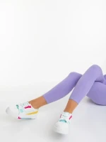 Дамски спортни обувки зелени от екологична кожа Lowery