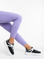 Дамски спортни обувки черни от екологична кожа  Sabetta